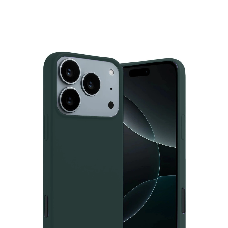 İphone 17 Pro First Silikon - Koyu Yeşil