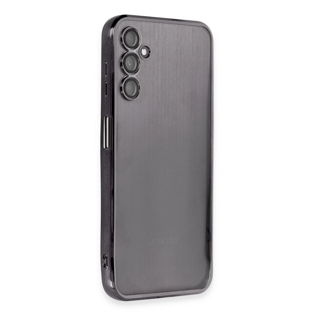 Samsung Galaxy A14 4g Kılıf Razer Lensli Silikon - Siyah