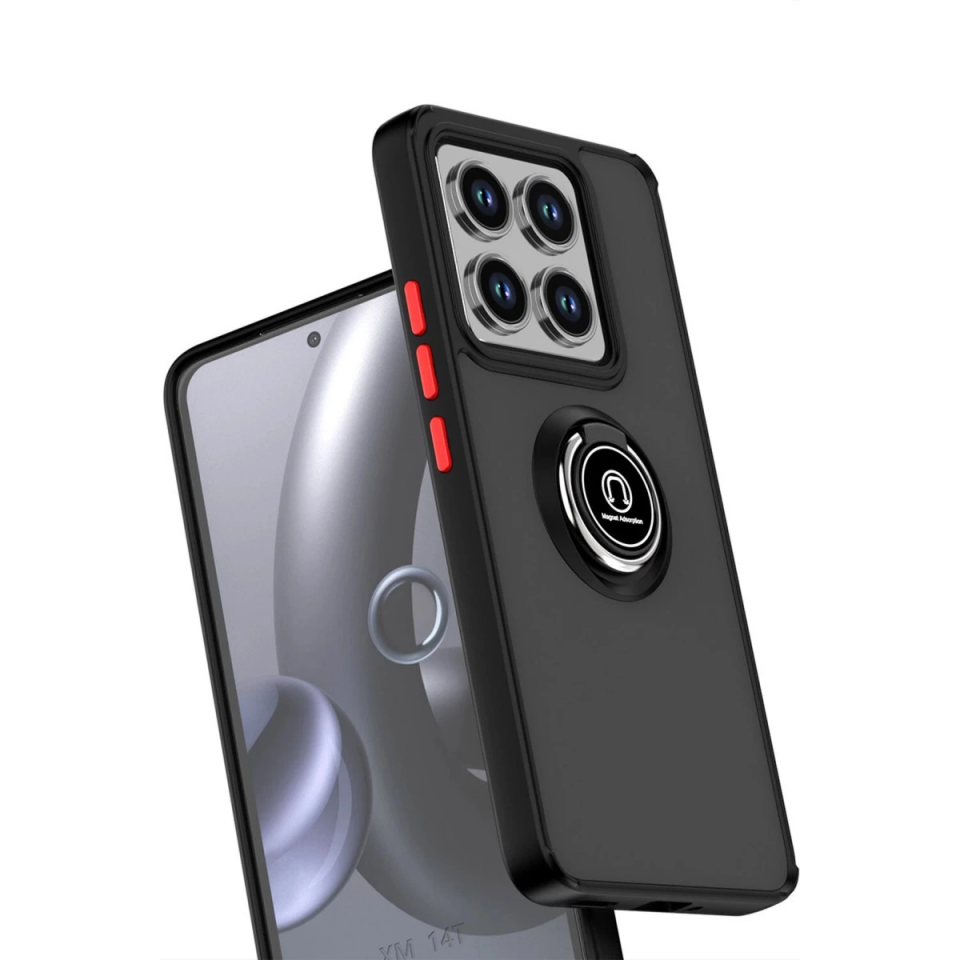 Xiaomi Mi 15 Kılıf Montreal Yüzüklü Silikon Kapak - Yeşil