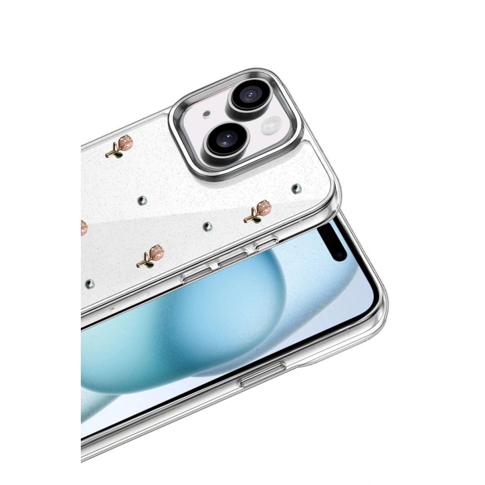 İphone 15 Plus Fiyonk Desenli Kapak - Desen 6