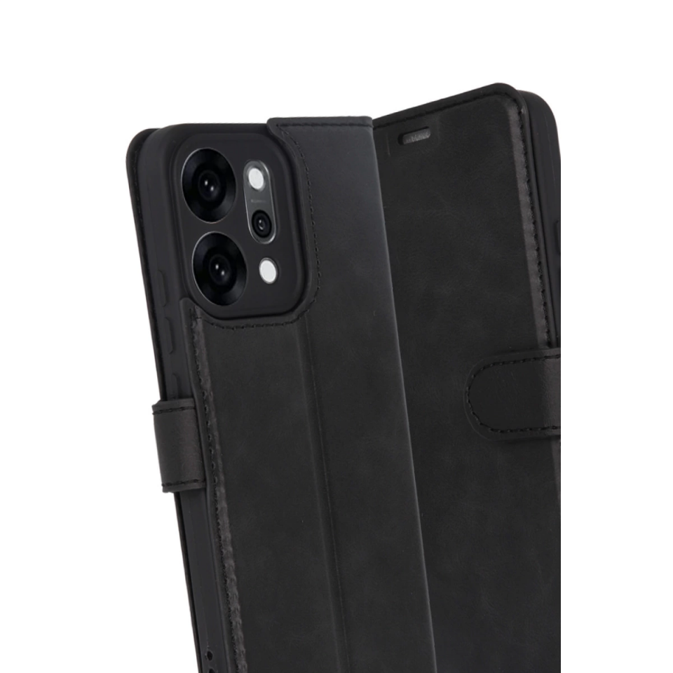 Oppo Reno 14 Trend S Plus Kapaklı Kılıf - Siyah