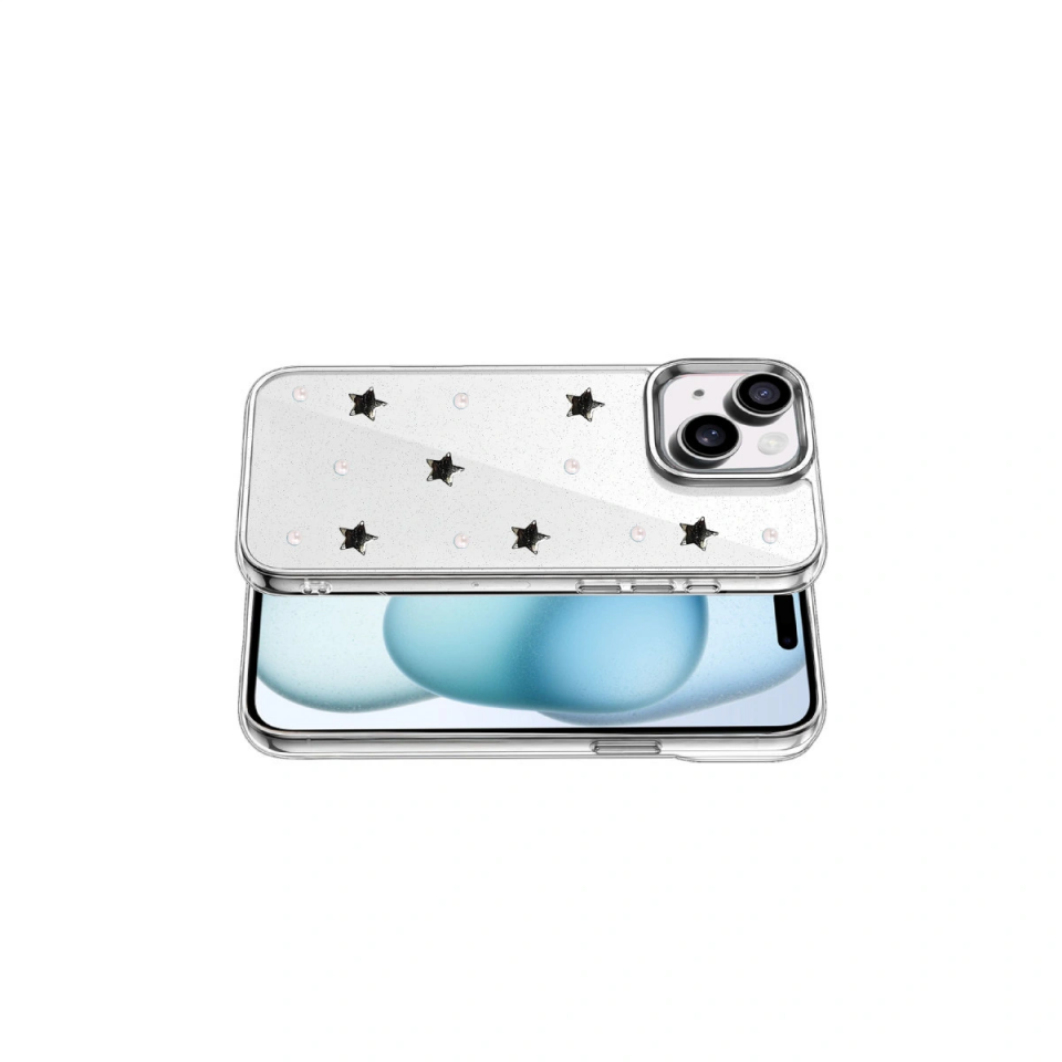 İphone 15 Plus Fiyonk Desenli Kapak - Desen 7