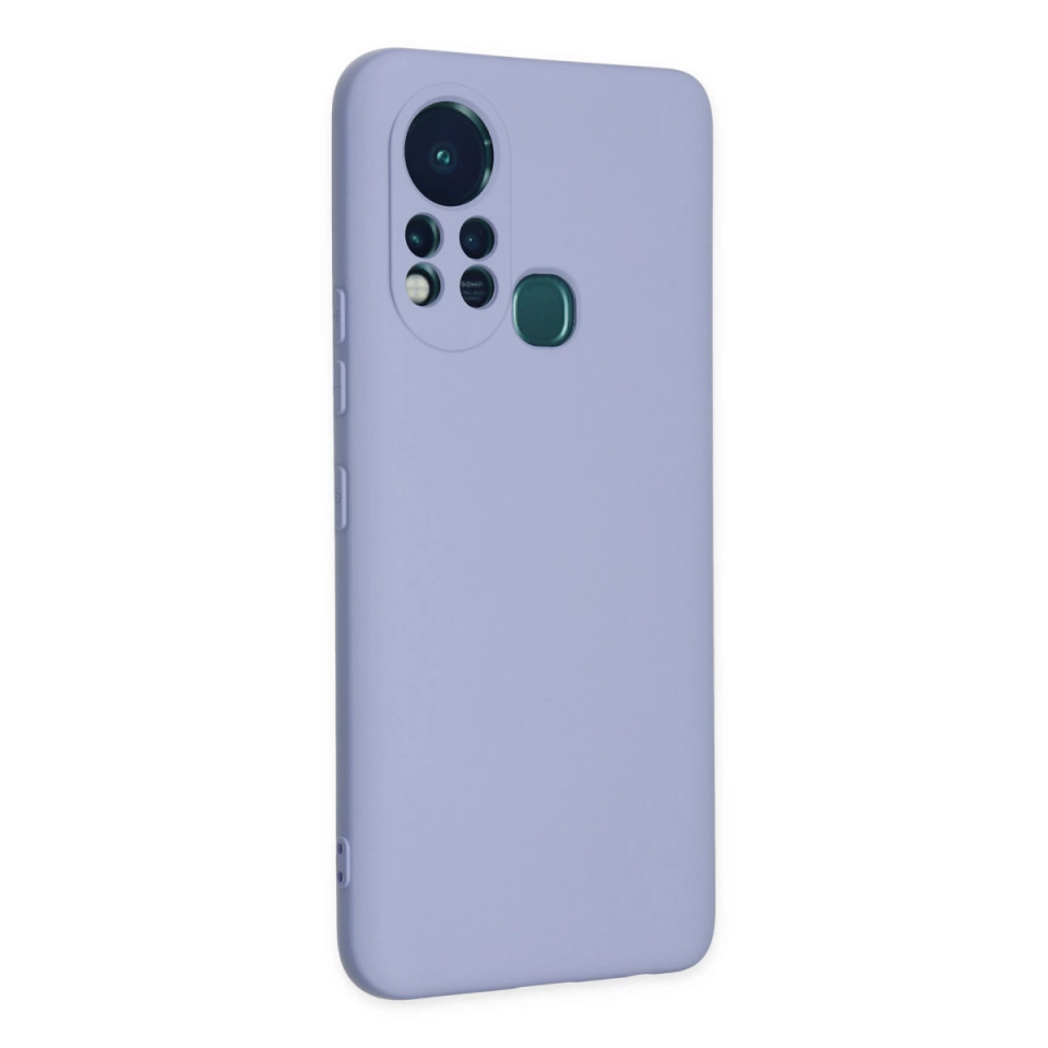 İnfinix Hot 11s Kılıf Nano İçi Kadife Silikon - Lila