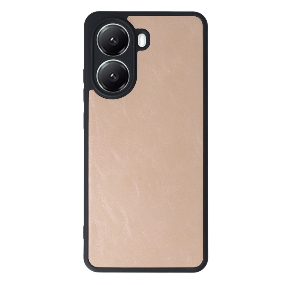 Xiaomi Poco X7 Pro Kılıf Aras Deri Kapak - Pudra