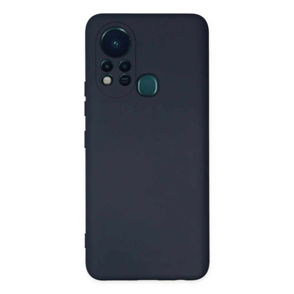 İnfinix Hot 11s Kılıf Nano İçi Kadife Silikon - Lacivert