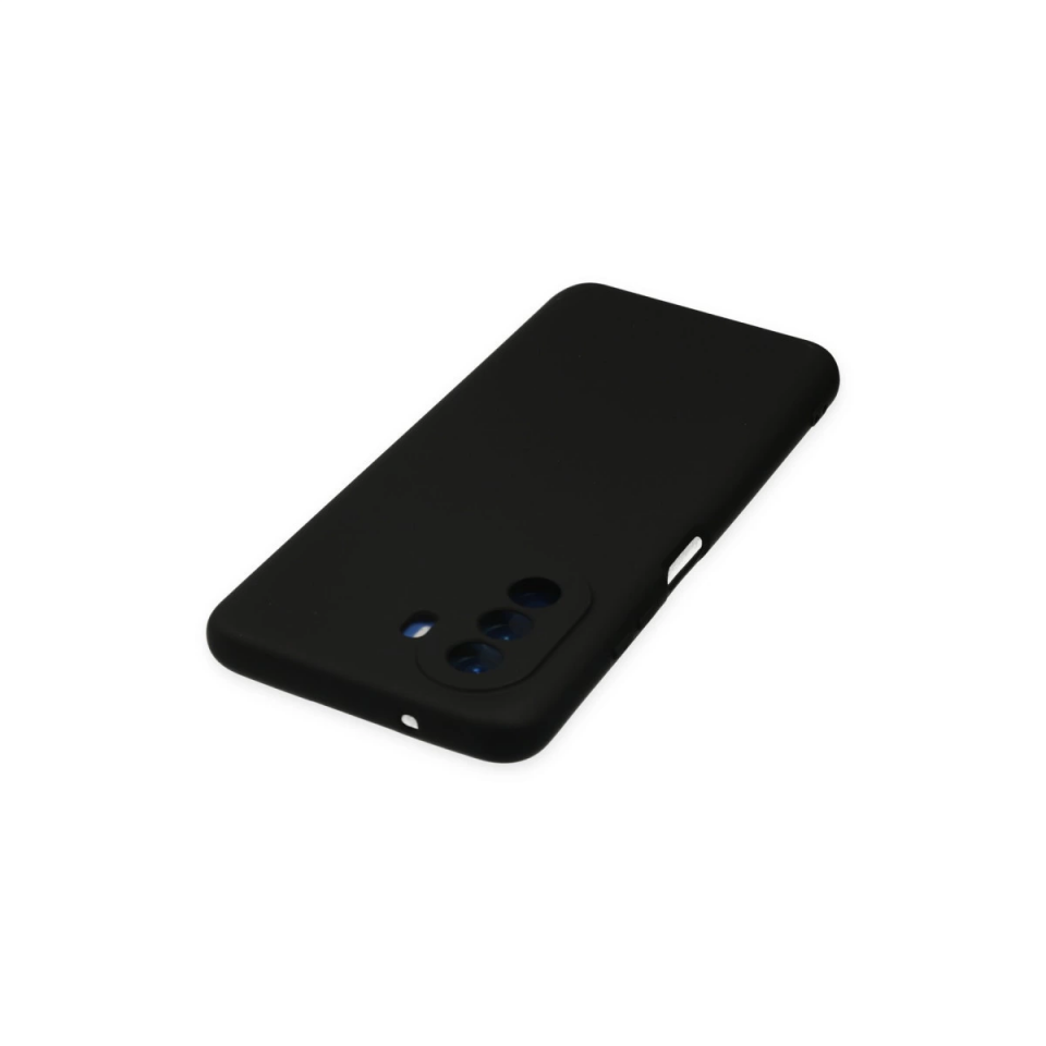 Huawei Nova Y70 Kılıf Nano İçi Kadife Silikon - Siyah
