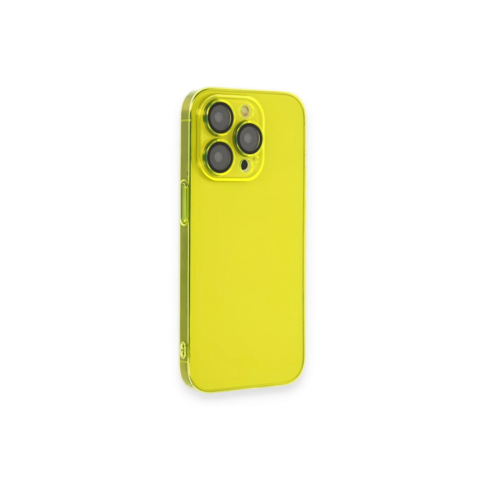 İphone 13 Pro Kılıf Armada Lensli Kapak - Sarı