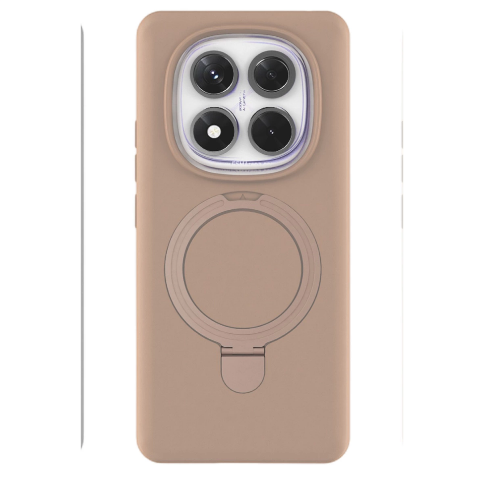 Xiaomi Redmi Note 14 Pro 4g Regal Magsafe Standlı Kapak - Çöl Titanyum