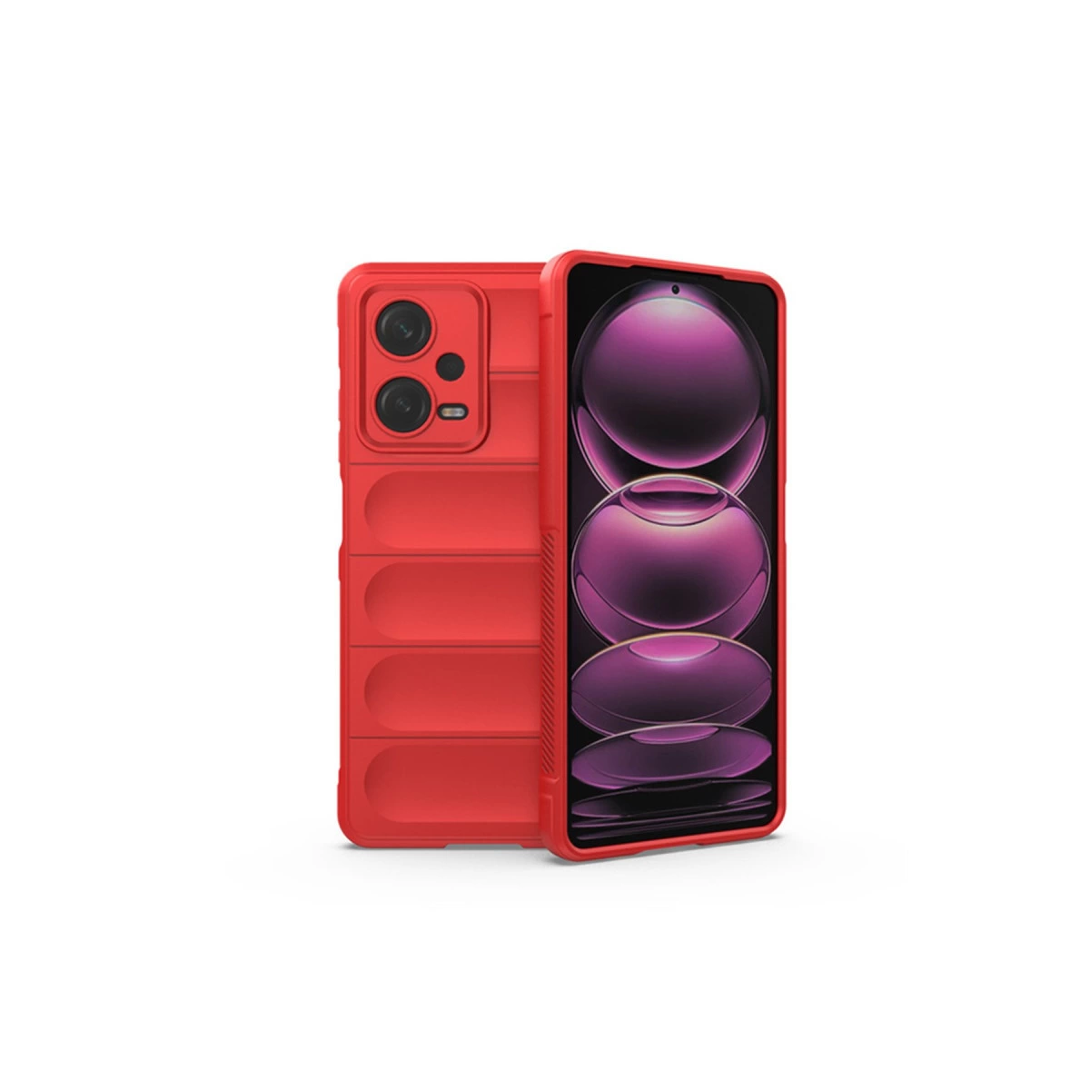 Xiaomi Redmi Note 12 4g Kılıf Optimum Silikon - Kırmızı