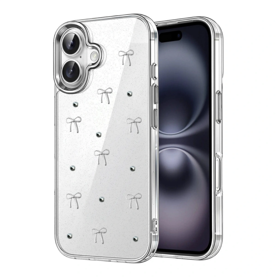İphone 16 Plus Fiyonk Desenli Kapak - Desen 5