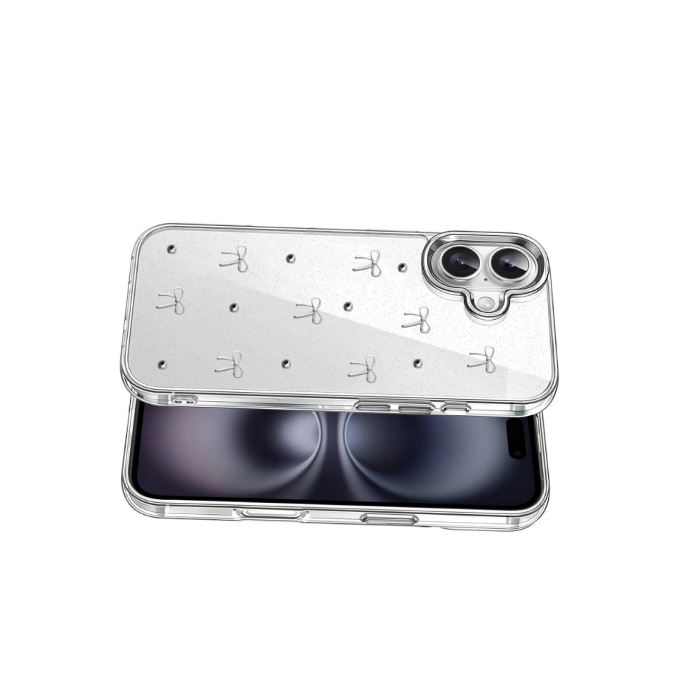İphone 16 Plus Fiyonk Desenli Kapak - Desen 5