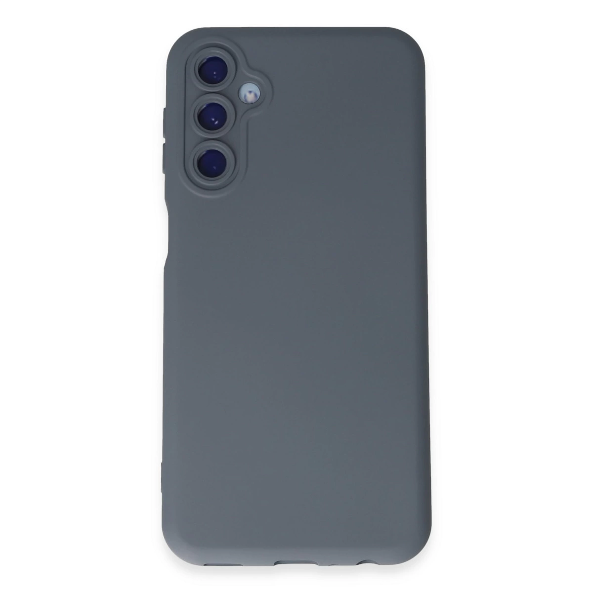 Samsung Galaxy M14 5g Kılıf Nano İçi Kadife Silikon - Gri
