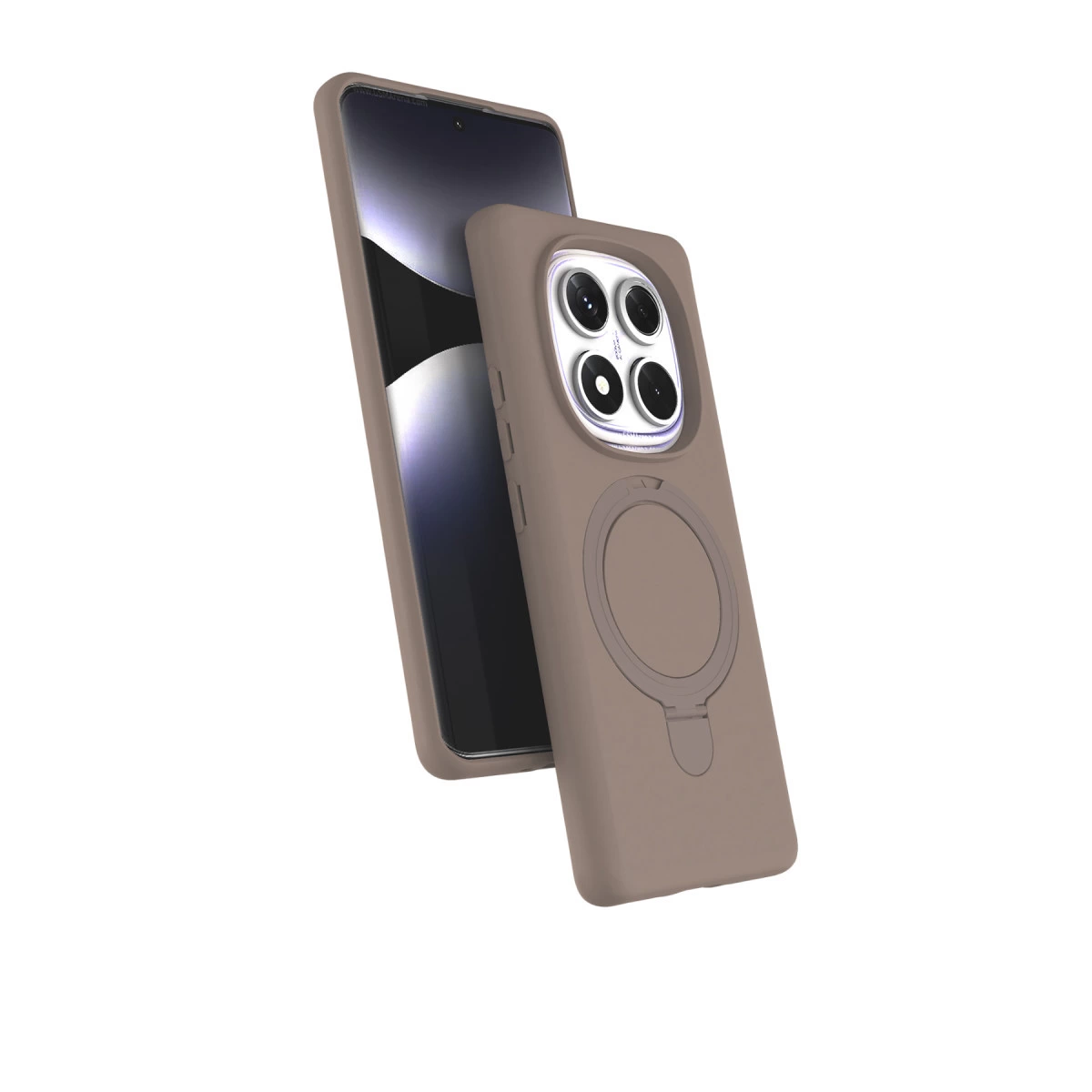 Xiaomi Redmi Note 14 Pro 5g Regal Magsafe Standlı Kapak - Çöl Titanyum