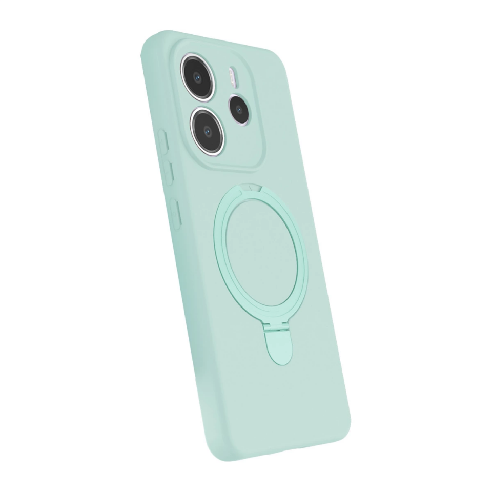 Xiaomi Redmi Note 14 4g Regal Magsafe Standlı Kapak - Su Yeşili