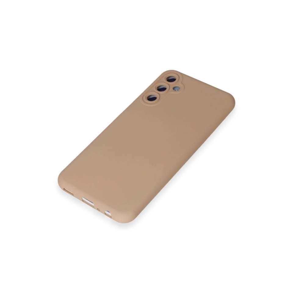 Samsung Galaxy M14 5g Kılıf Nano İçi Kadife Silikon - Pudra
