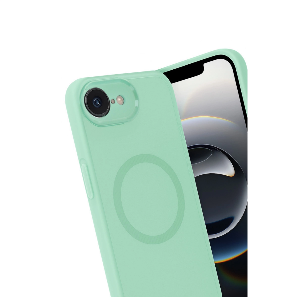 İphone 16e Kılıf Maya Karbon Kapak - Koyu Yeşil