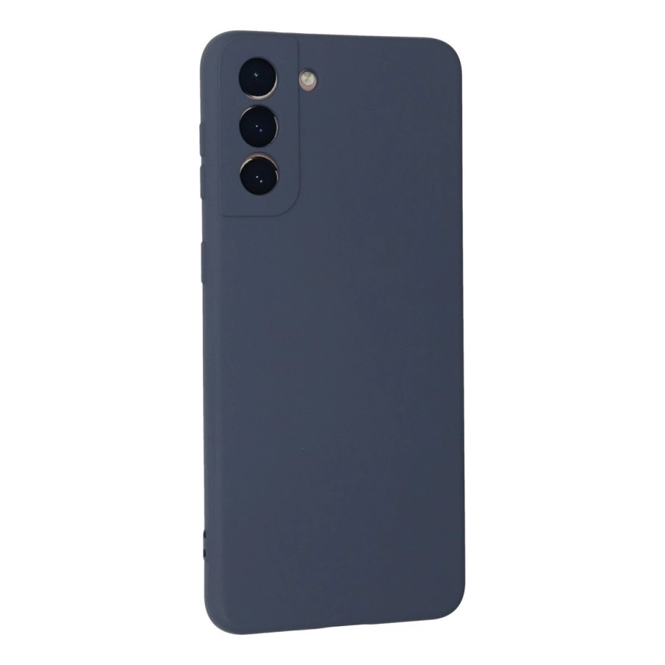 Samsung Galaxy S21 Plus Kılıf Nano İçi Kadife Silikon - Gri