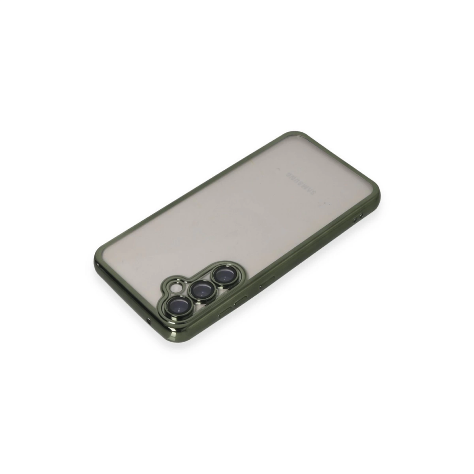 Samsung Galaxy S23 Fe Kılıf Razer Lensli Silikon - Yeşil