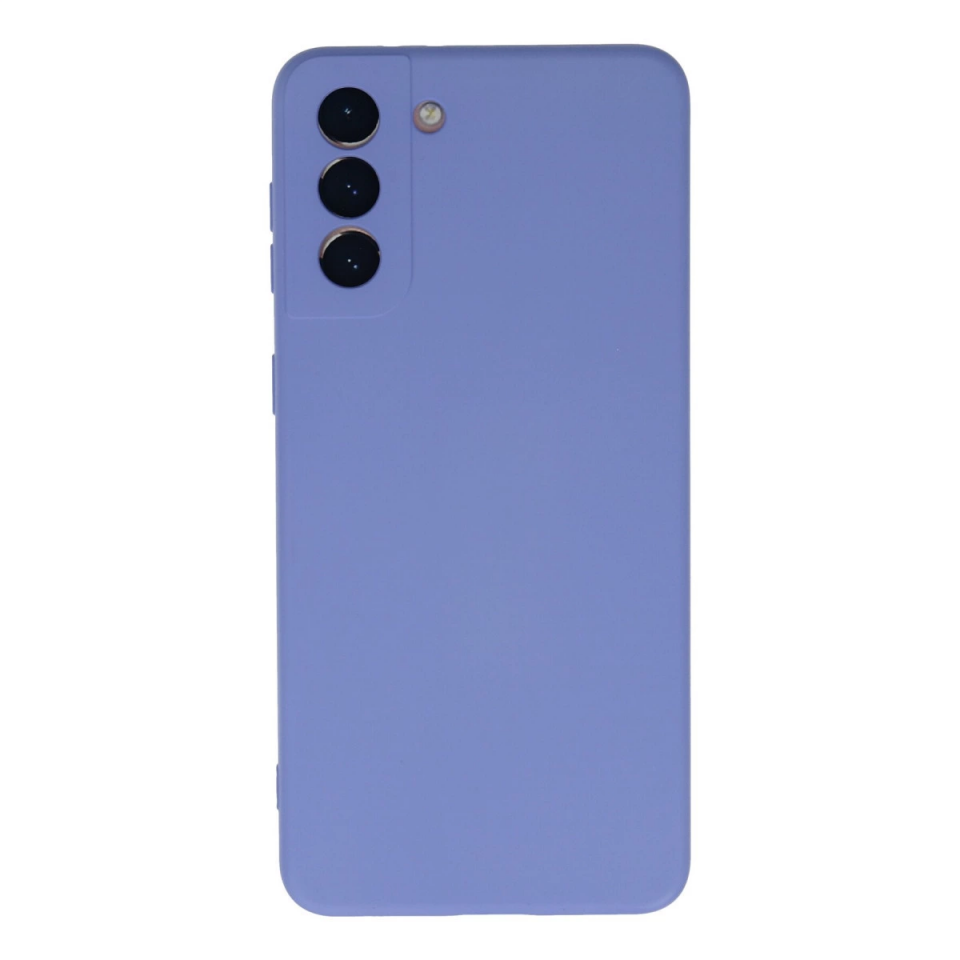 Samsung Galaxy S21 Plus Kılıf Nano İçi Kadife Silikon - Lila