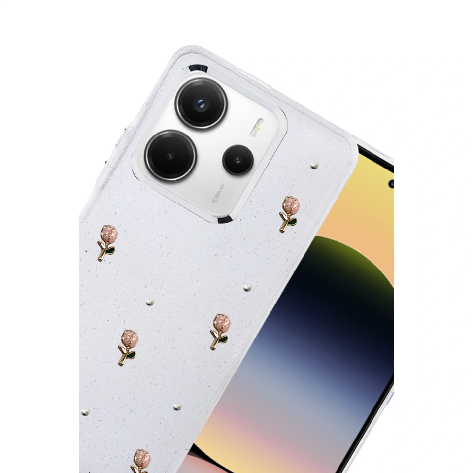 Xiaomi Redmi Note 14 4g Fiyonk Desenli Kapak - Desen 6