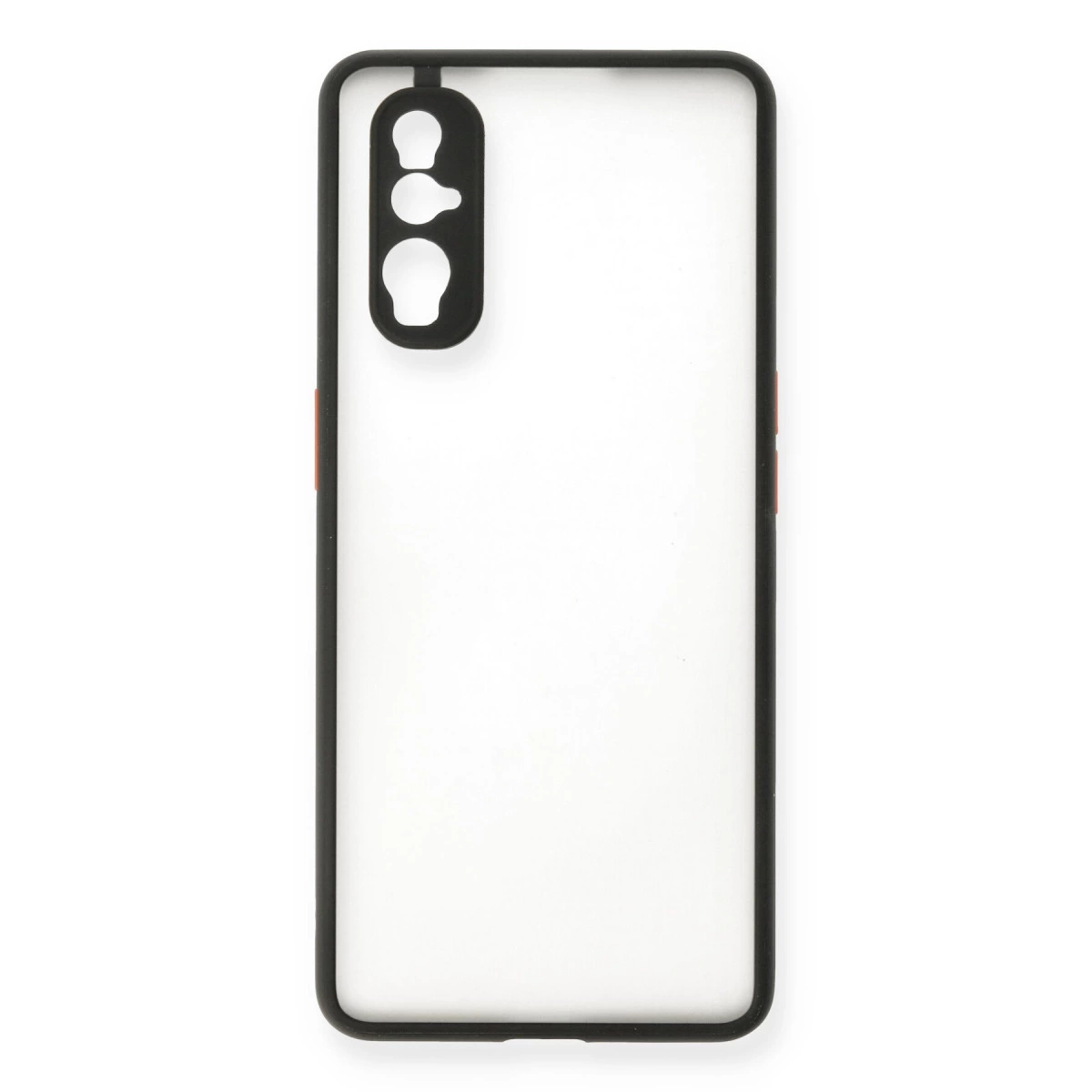 Oppo Find X2 Kılıf Montreal Silikon Kapak - Siyah