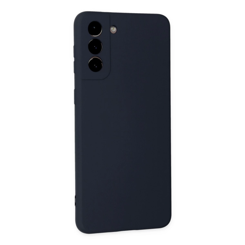 Samsung Galaxy S21 Plus Kılıf Nano İçi Kadife Silikon - Lacivert