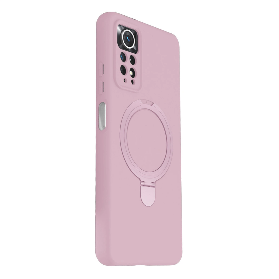 Xiaomi Redmi Note 12 Pro 4g Regal Magsafe Standlı Kapak - Açık Pembe