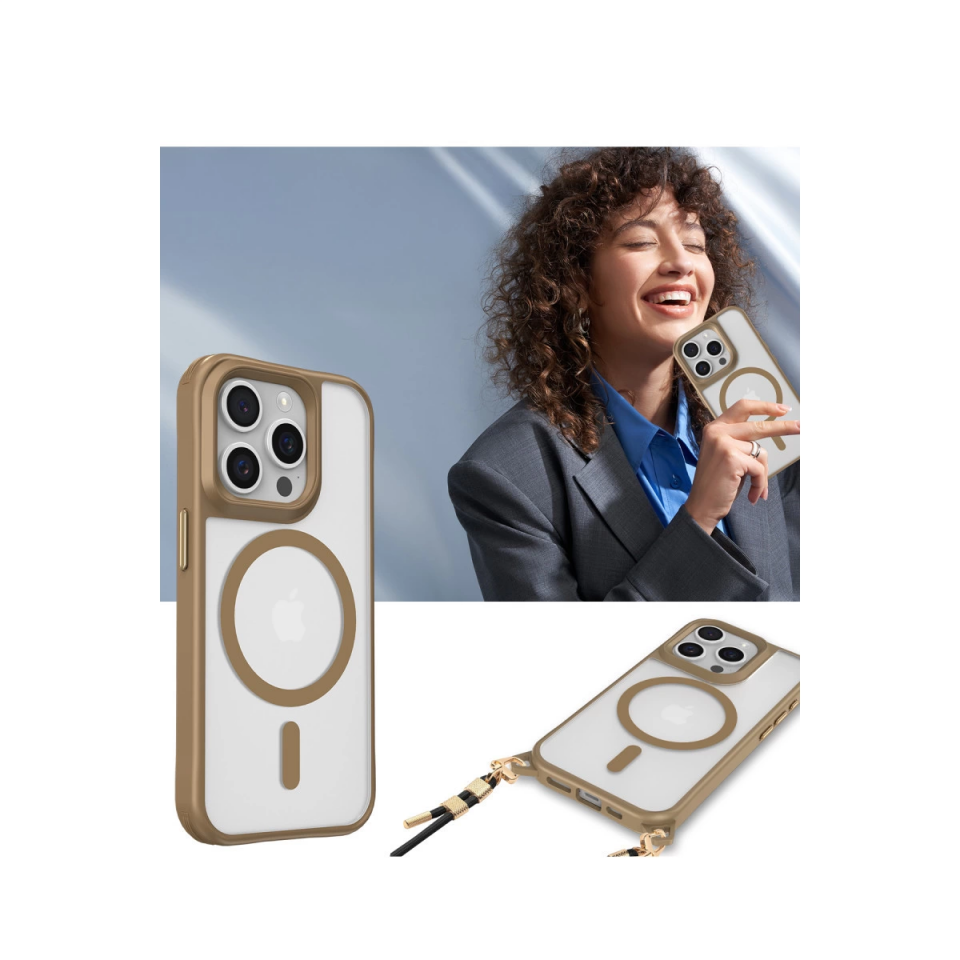 İphone 15 Pro Max Kılıf Enka Magsafe Silikon Kılıf - Siyah