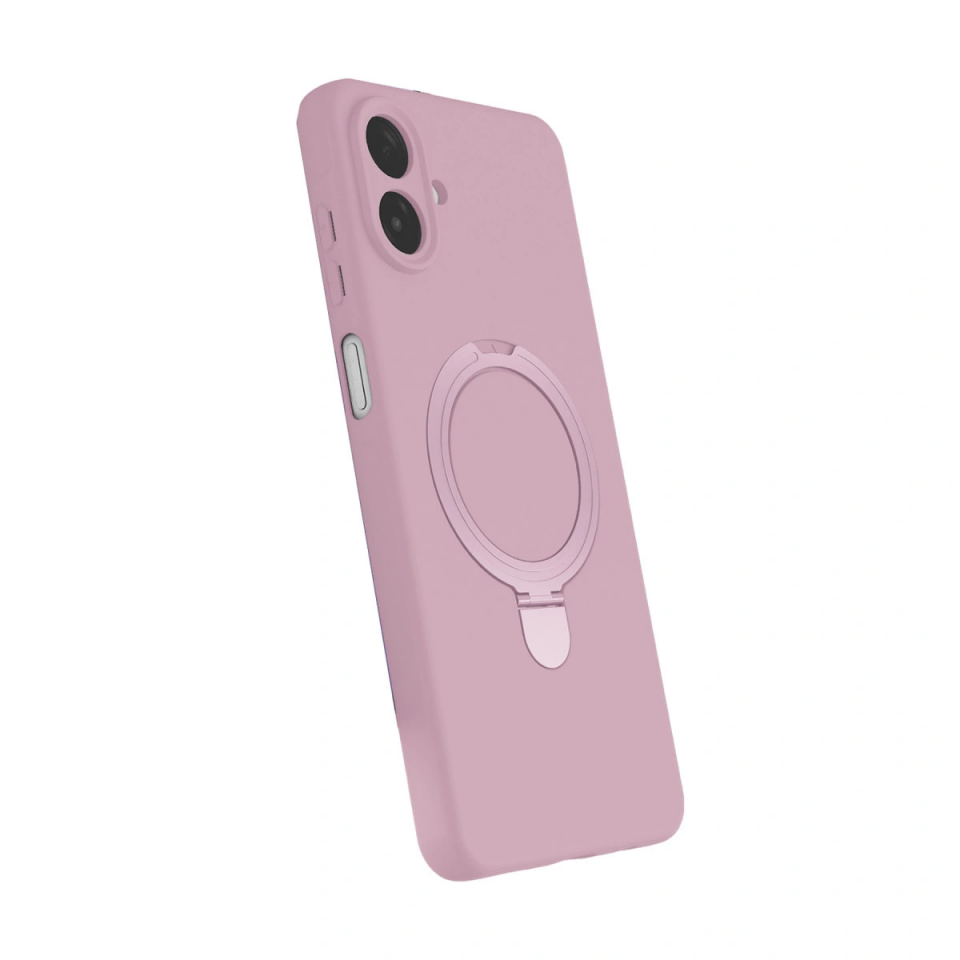 Samsung Galaxy A07 4g Regal Magsafe Standlı Kapak - Açık Pembe