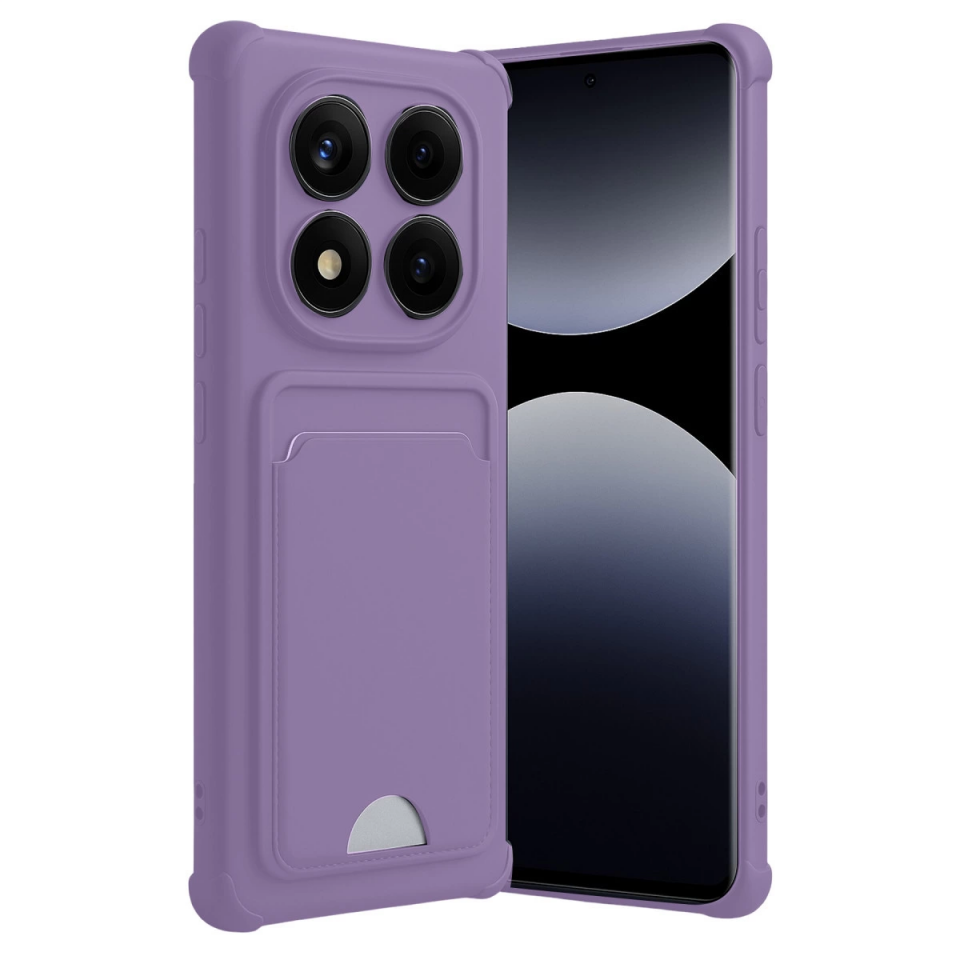 Xiaomi Redmi Note 14 Pro 5g Kelvin Kartvizitli Silikon - Lila