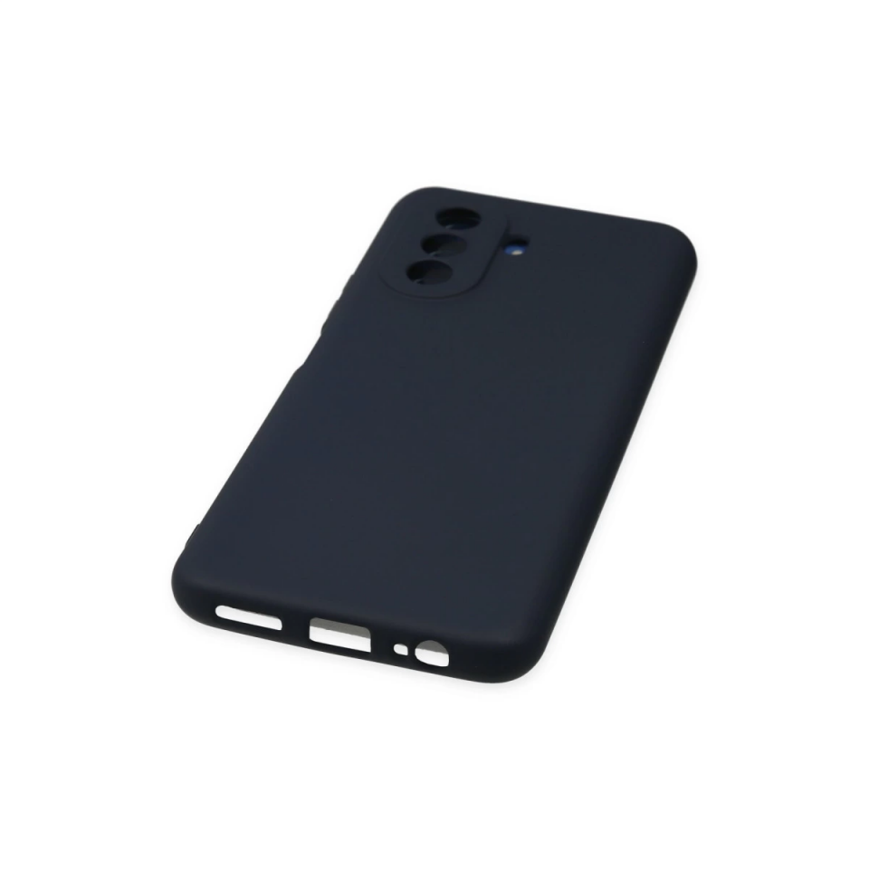 Huawei Nova Y70 Kılıf Nano İçi Kadife Silikon - Lacivert