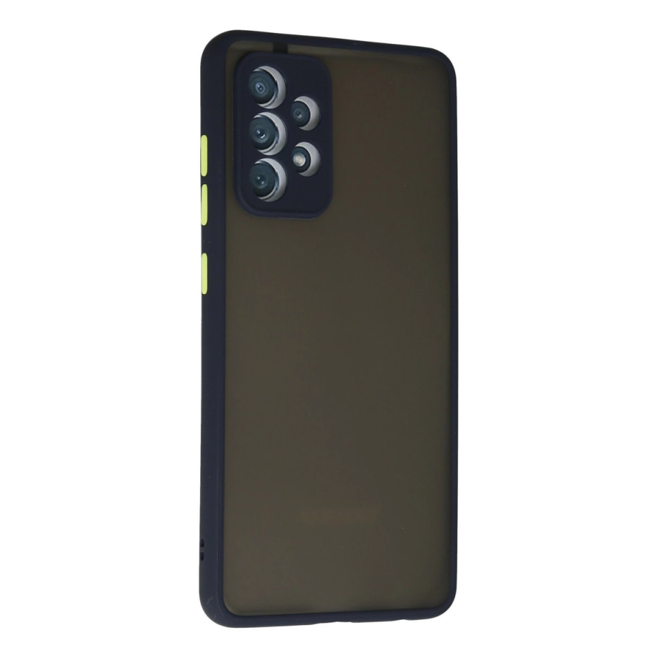 Samsung Galaxy A72 Kılıf Montreal Silikon Kapak - Lacivert