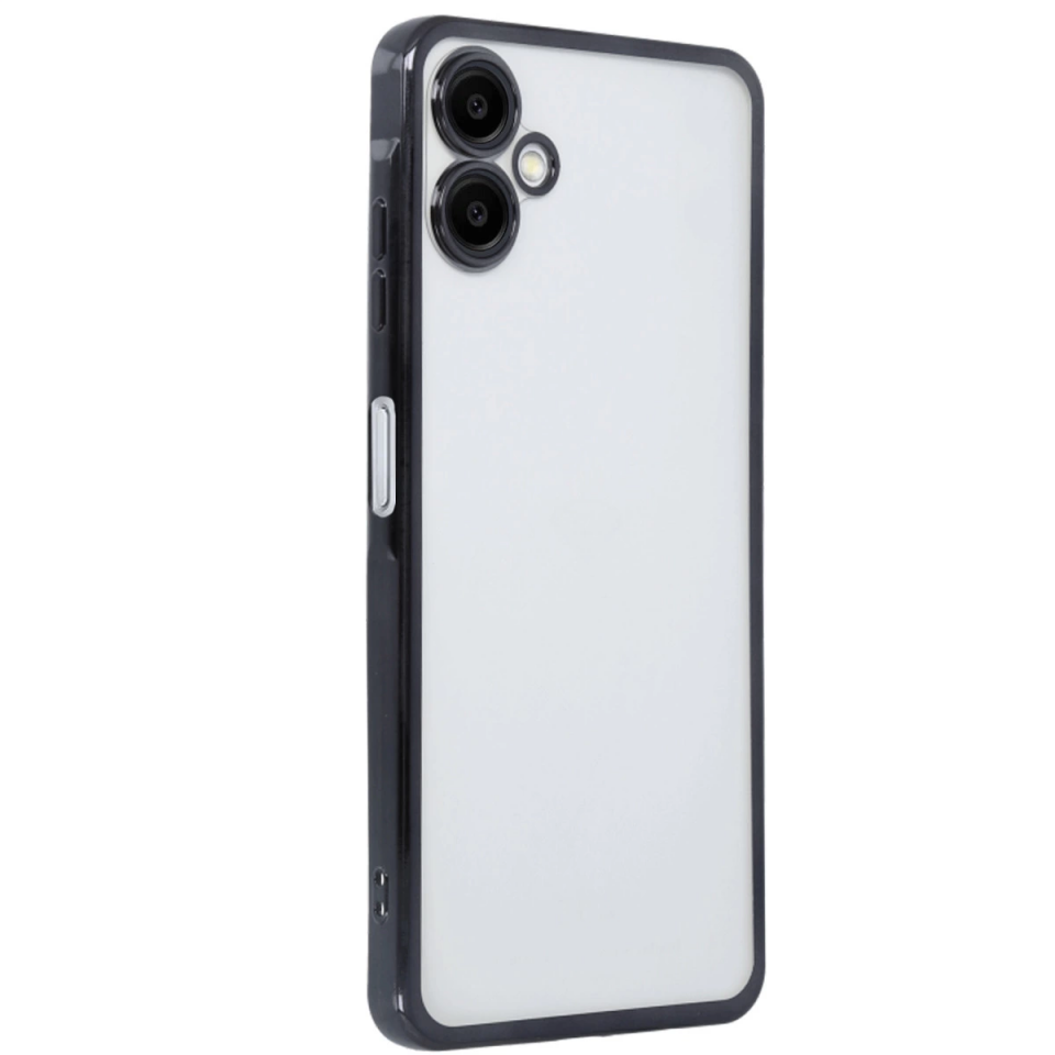 Samsung Galaxy A06 Kılıf Razer Lensli Silikon - Siyah