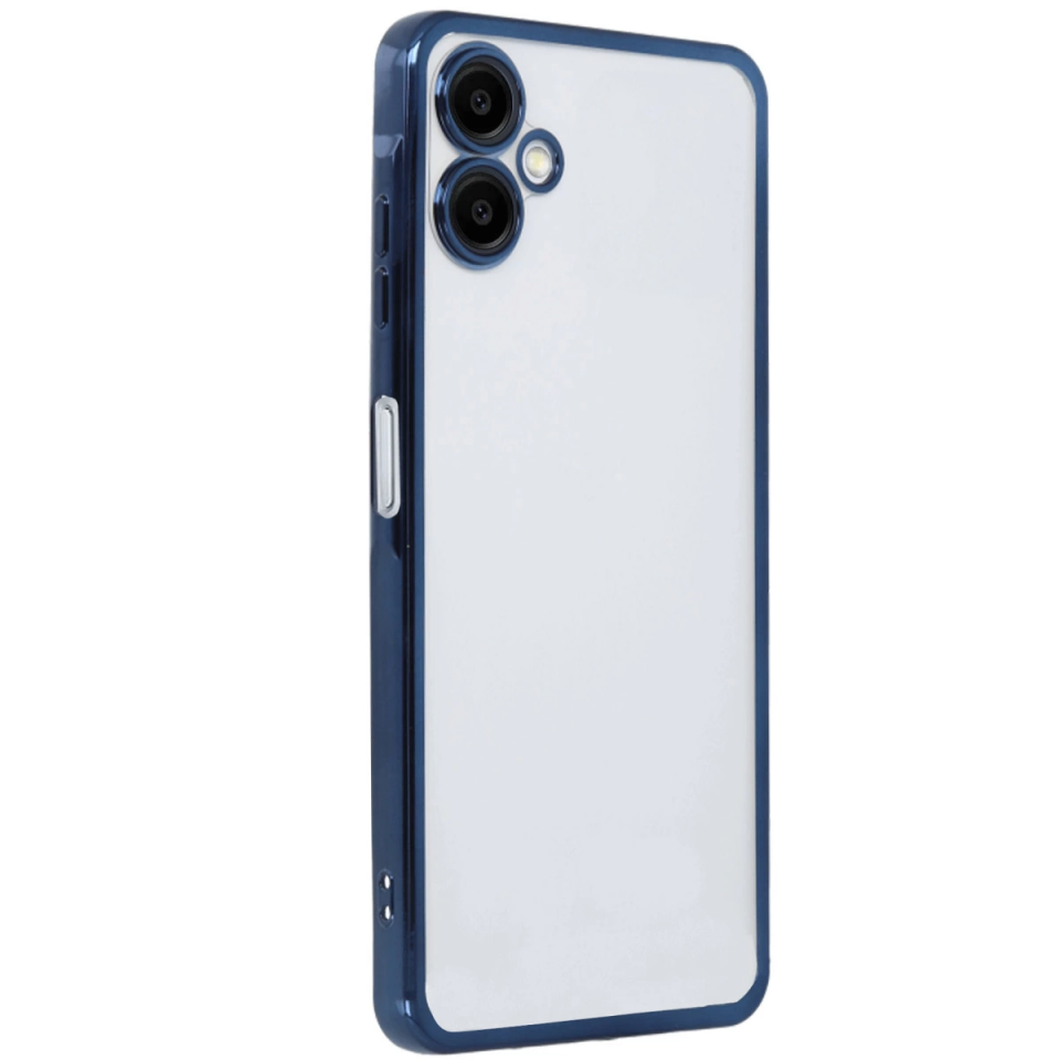 Samsung Galaxy A06 Kılıf Razer Lensli Silikon - Lacivert