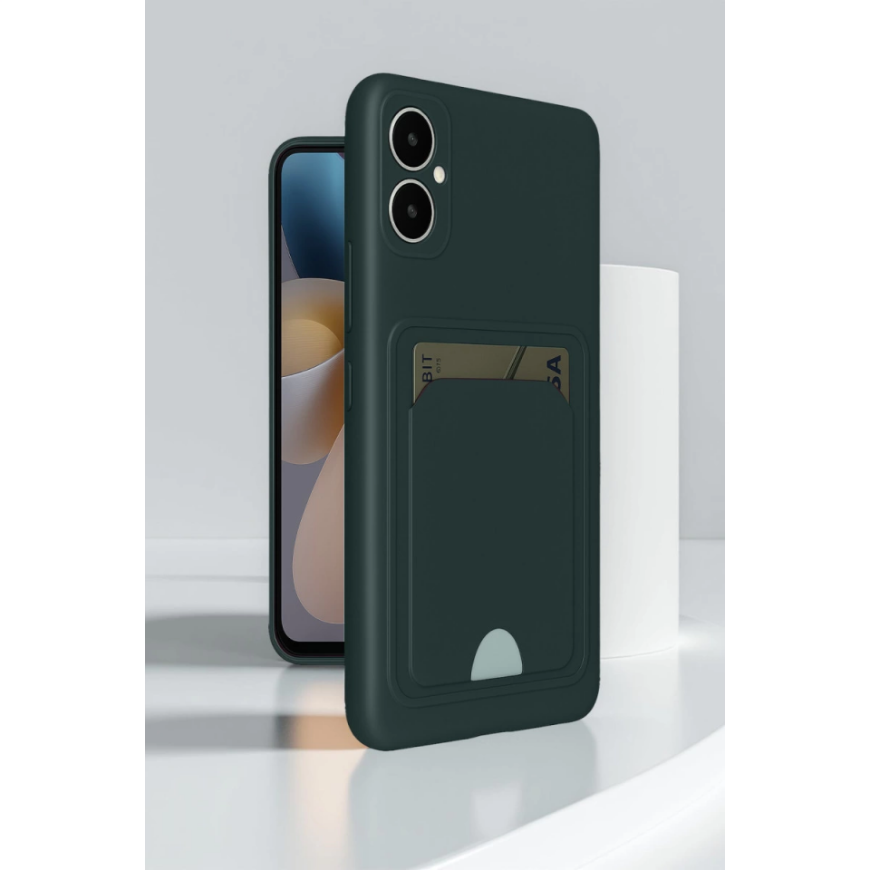 Samsung Galaxy A05 Kelvin Kartvizitli Silikon - Lila