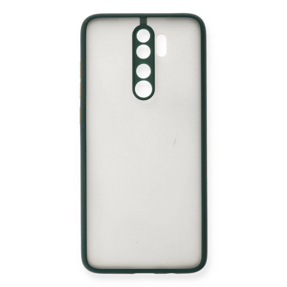 Xiaomi Redmi Note 8 Pro Kılıf Montreal Silikon Kapak - Yeşil