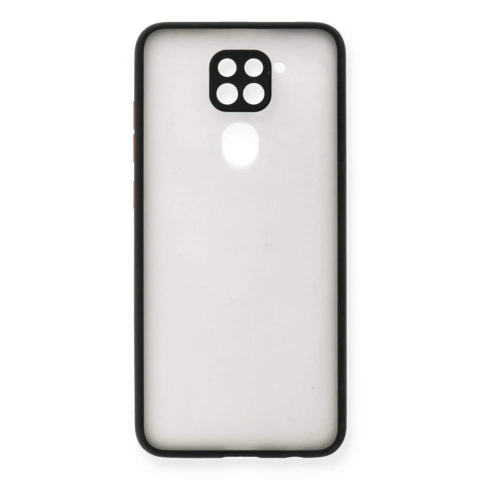 Xiaomi Redmi Note 9 Kılıf Montreal Silikon Kapak - Siyah