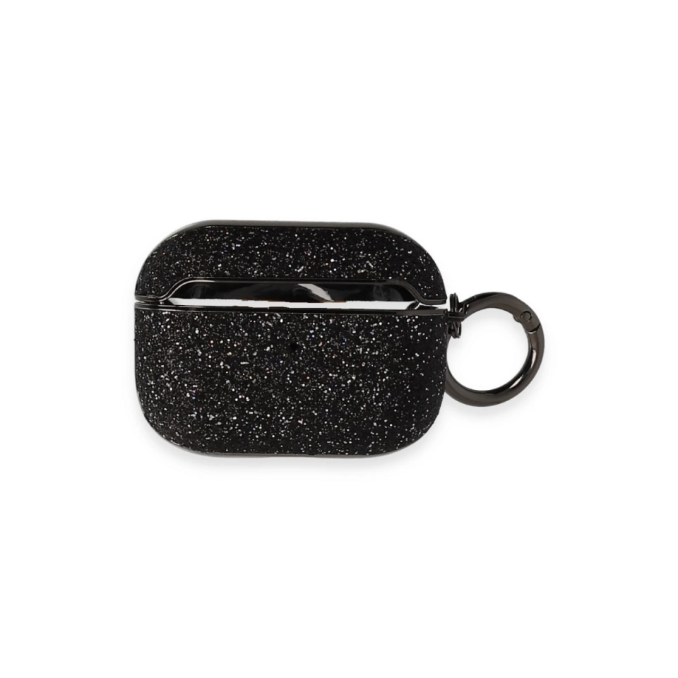 Airpods Pro (1.nesil) Spell Simli Kılıf - Siyah