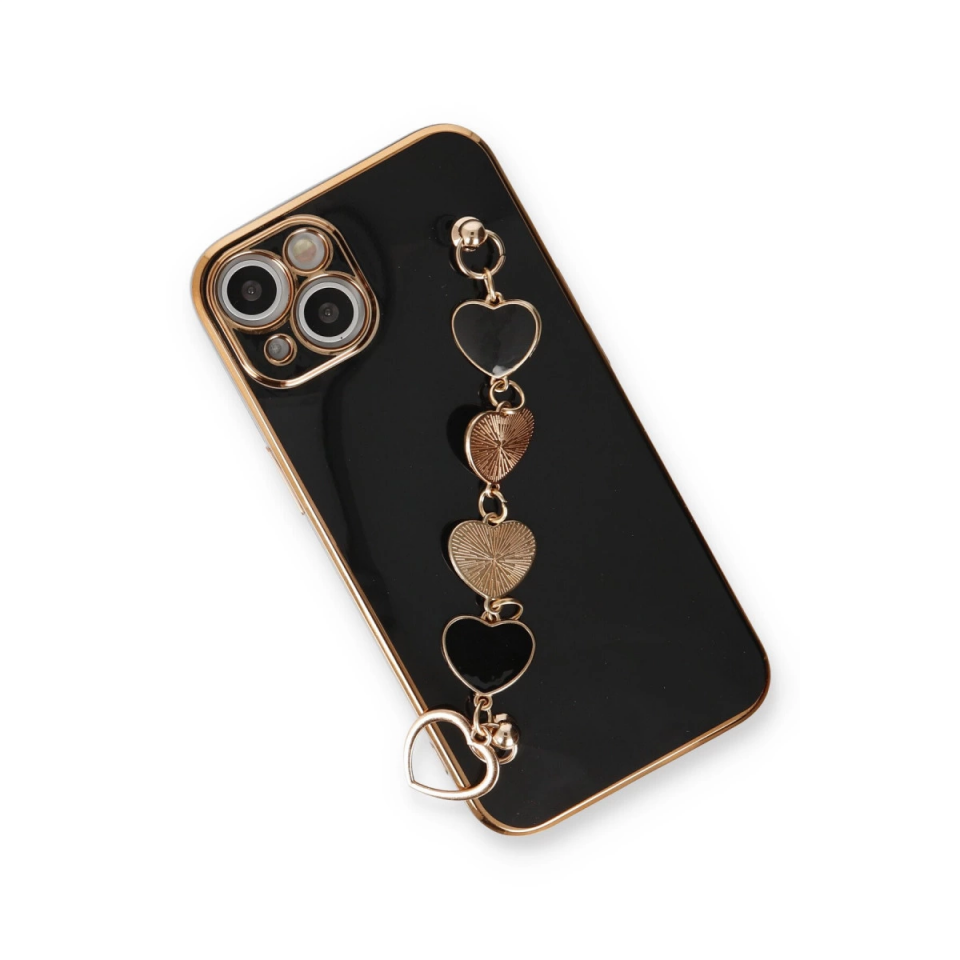 İphone 14 Kılıf Esila Silikon - Siyah