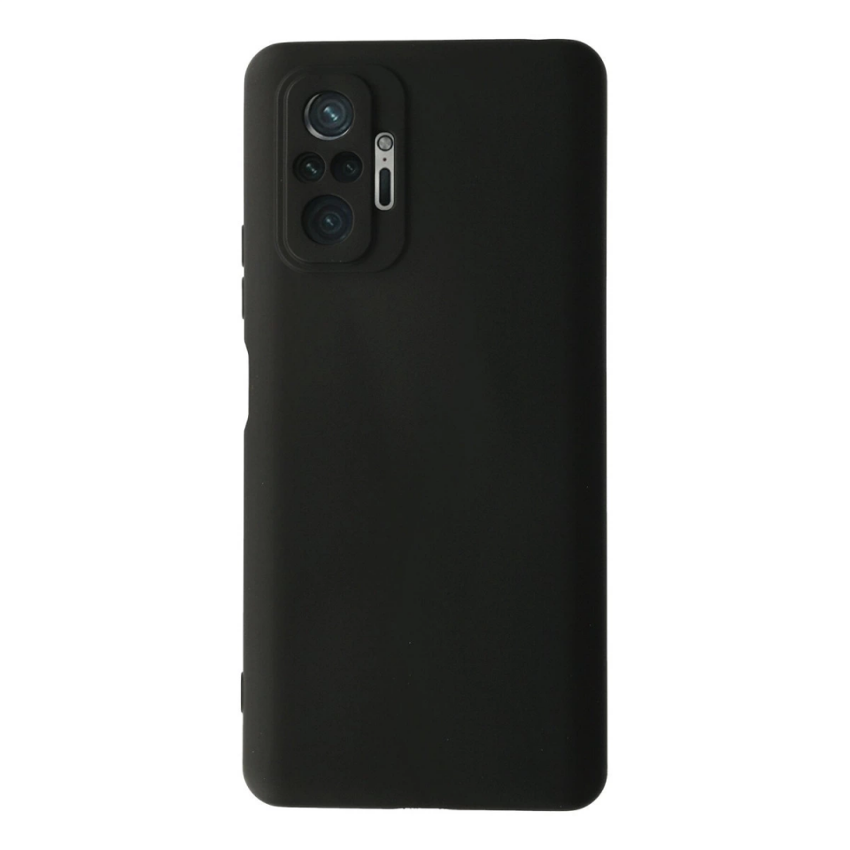 Xiaomi Redmi Note 10 Pro Kılıf Nano İçi Kadife Silikon - Siyah