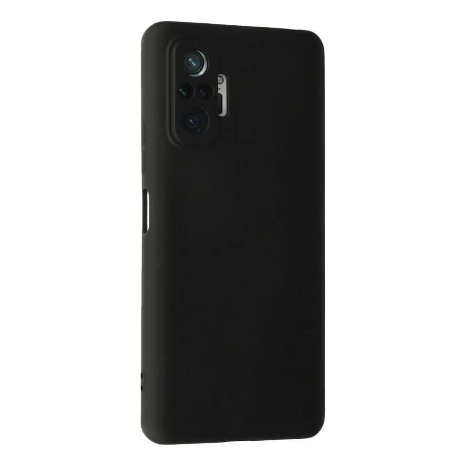 Xiaomi Redmi Note 10 Pro Kılıf Nano İçi Kadife Silikon - Siyah