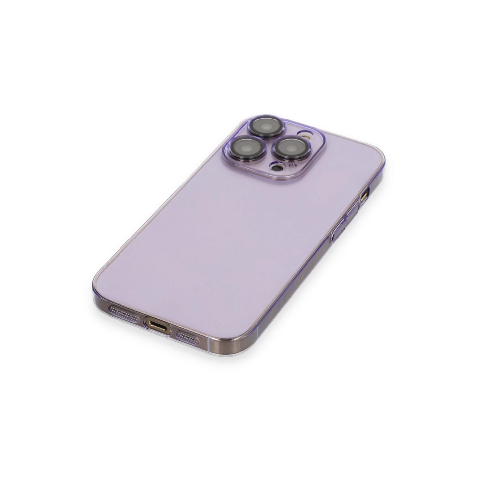 İphone 13 Pro Max Kılıf Armada Lensli Kapak - Lila