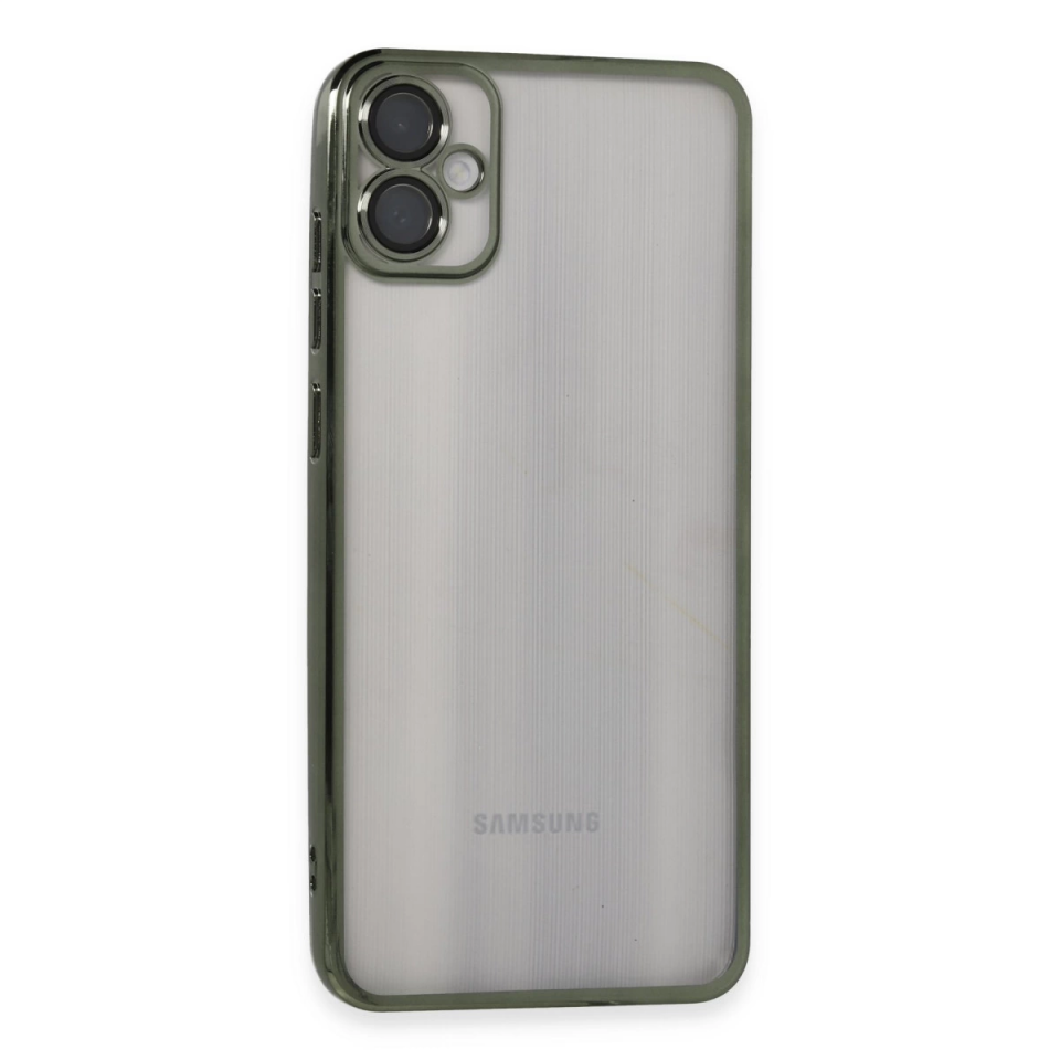 Samsung Galaxy A05 Kılıf Razer Lensli Silikon - Yeşil