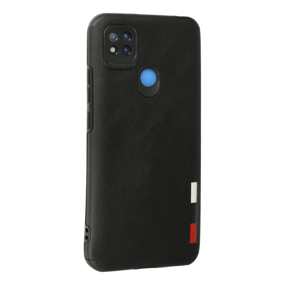 Xiaomi Redmi 9c Kılıf Loop Deri Silikon - Siyah