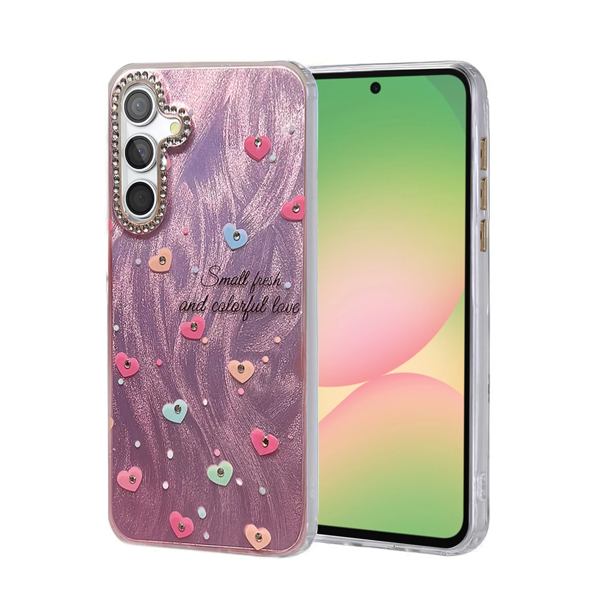 Samsung Galaxy A56 Kılıf Blade Aynalı Desenli Kapak - Desen 8