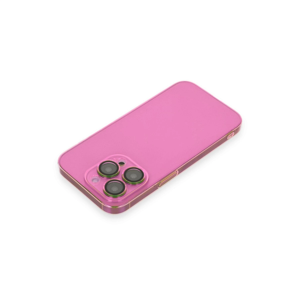 İphone 13 Pro Max Kılıf Armada Lensli Kapak - Pembe