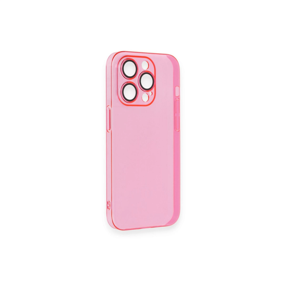 İphone 13 Pro Max Kılıf Armada Lensli Kapak - Pembe