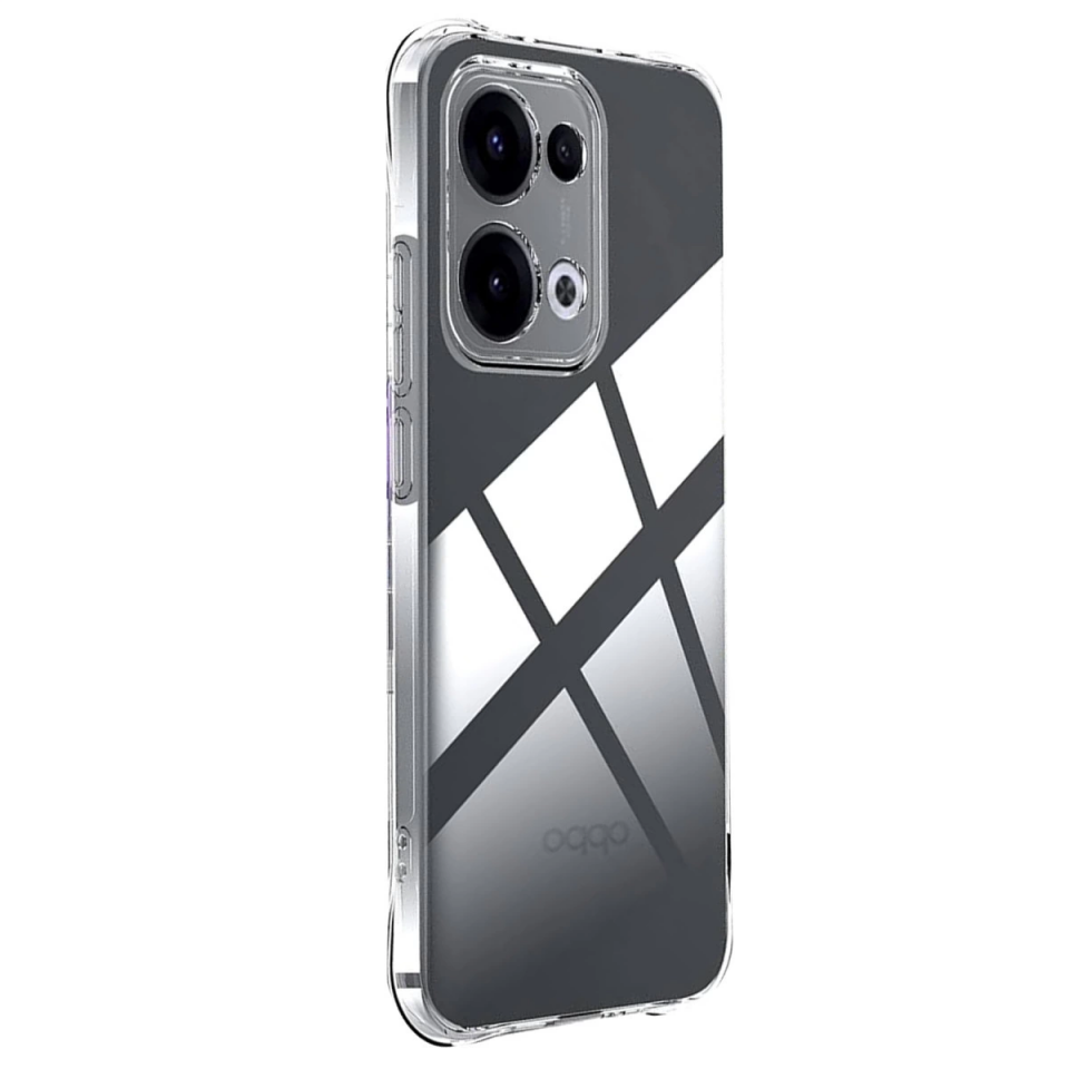 Oppo A6 Pro 4g Lüx Şeffaf Silikon - Şeffaf