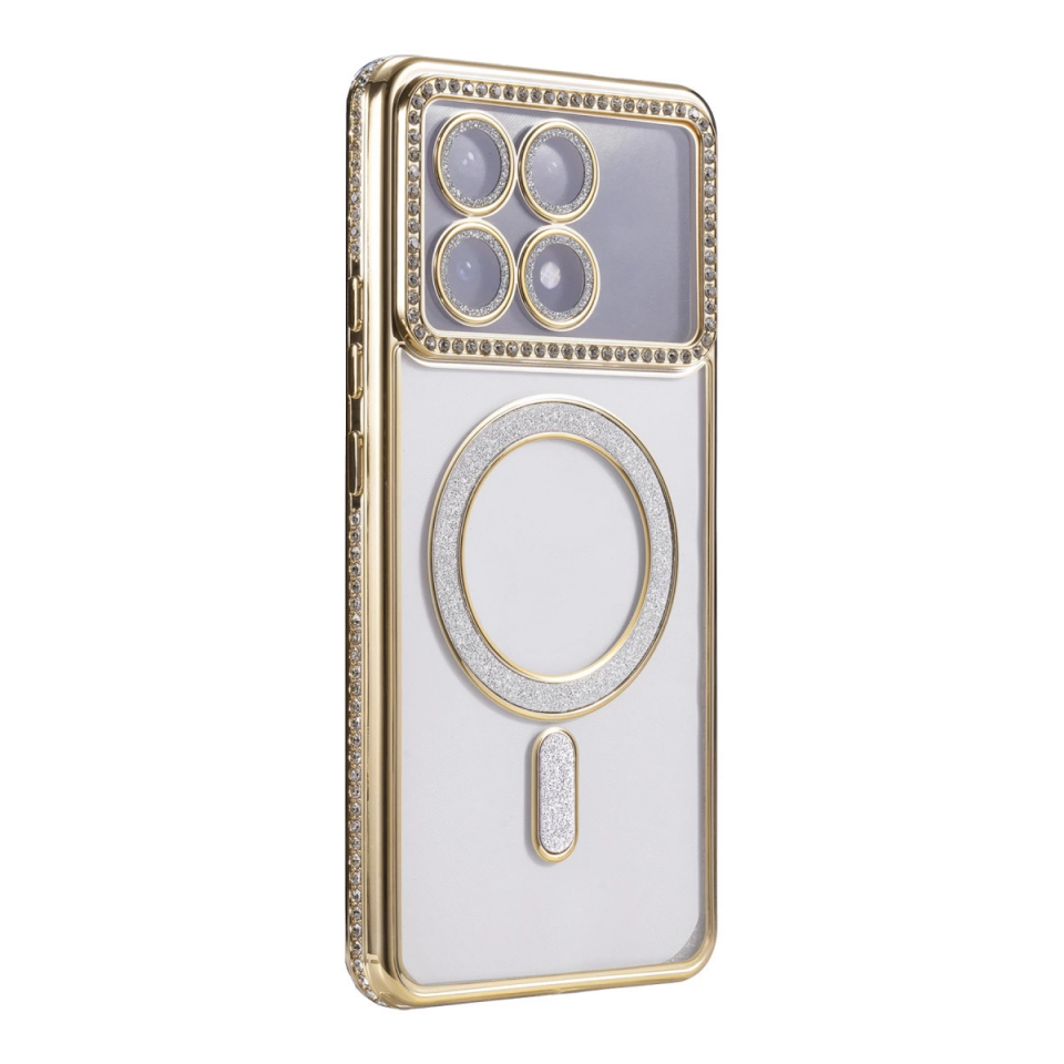 Xiaomi Poco X6 Pro Joke Simli Magneticsafe Kılıf - Gold