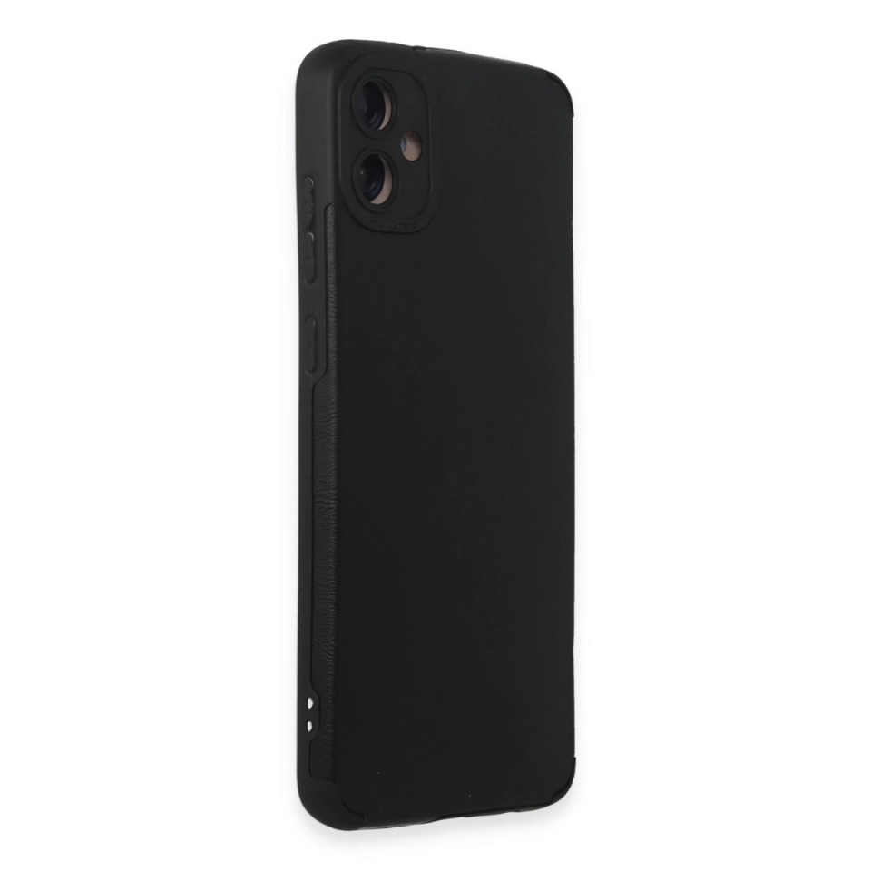 Samsung Galaxy A05 Kılıf Loop Deri Silikon - Siyah
